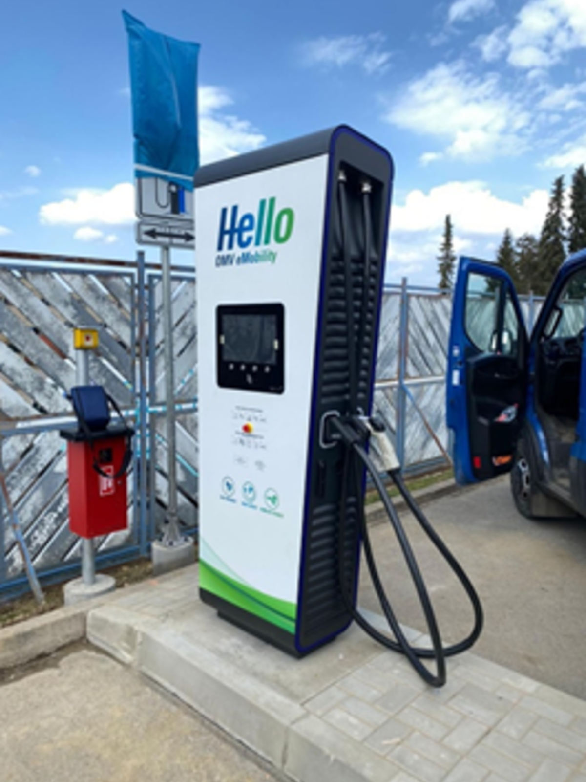 Electric recharger ilustration